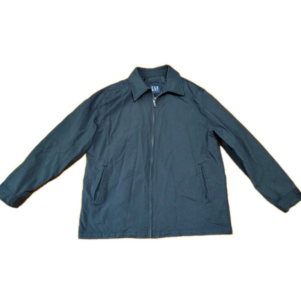 Classic Gap Full Zip Navy XL Lightly Insulated  Jacket with Pockets in & out Men